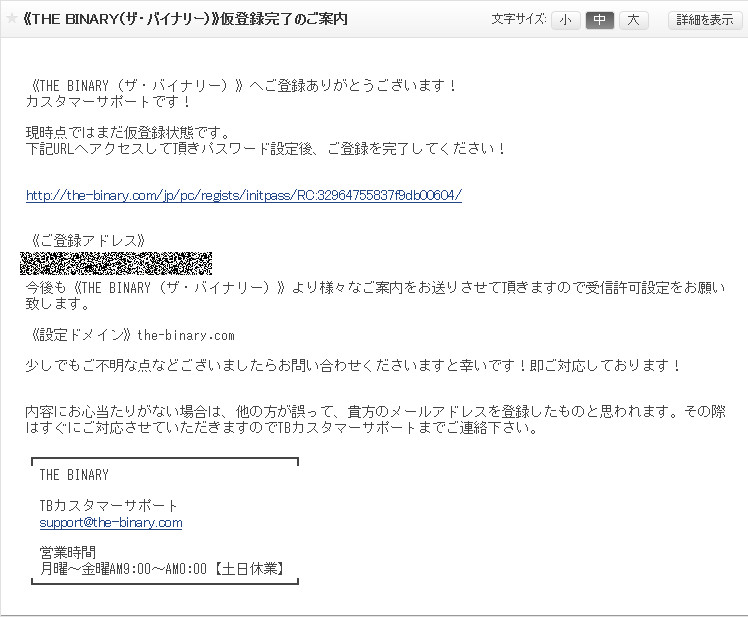 ザバイナリー30秒口座開設4